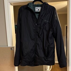 Lightweight Black Hooded Jacket